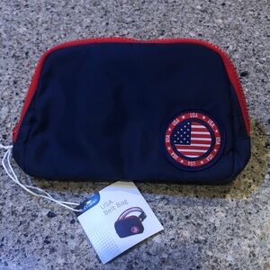 Navy and Red USA Belt Bag Fannie Pack - Unisex